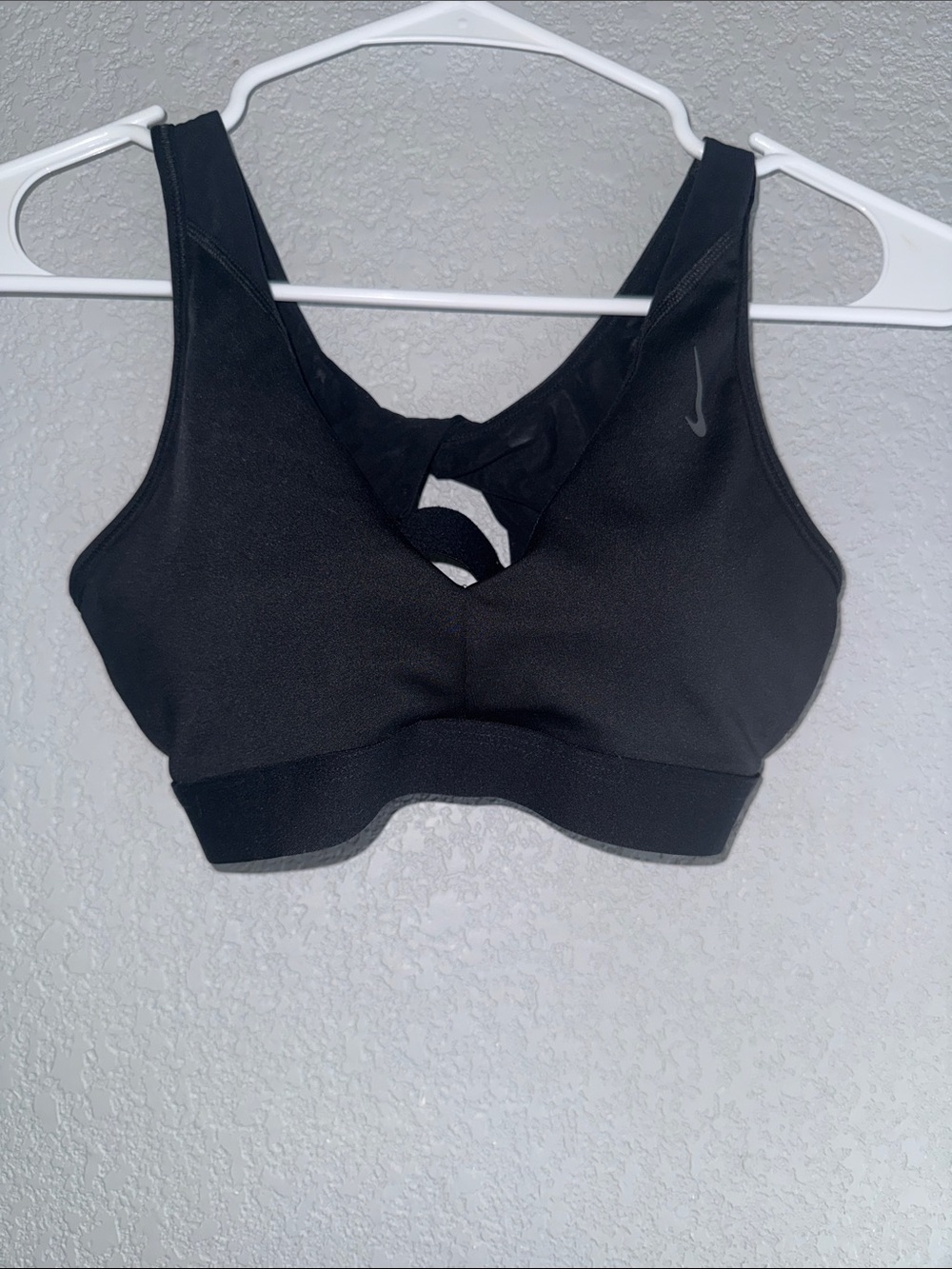 Nike Black Racerback Support Sports Bra
